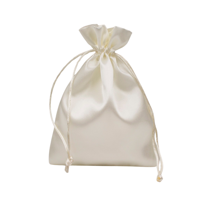 BAG FABRIC IVORY 13.5X17.5CM - 20PCS