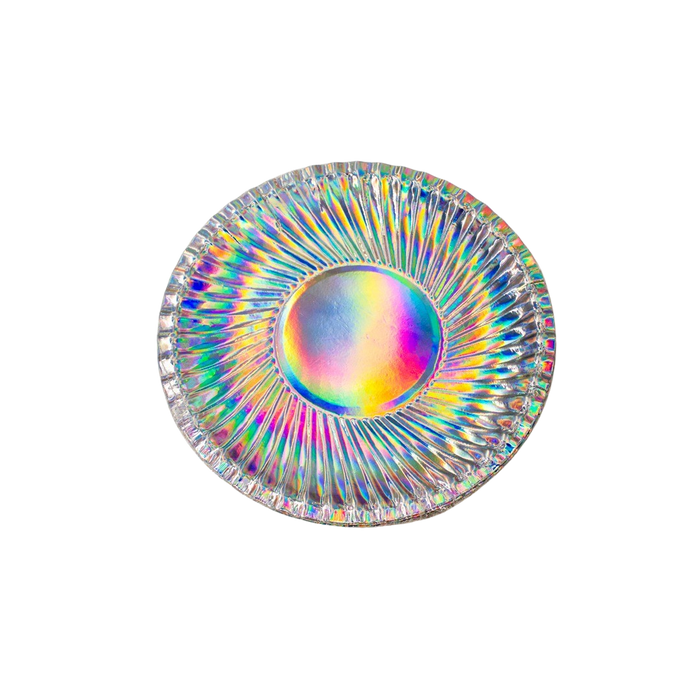 GOLD PARTY PAPER PLATE 23CM - 10PCS