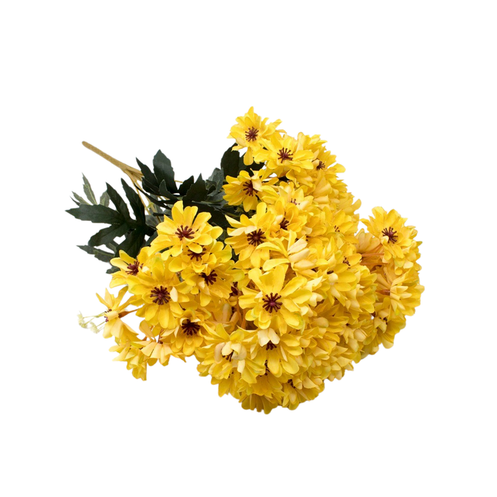 ARTIFICIAL BUSH YELLOW 47CM