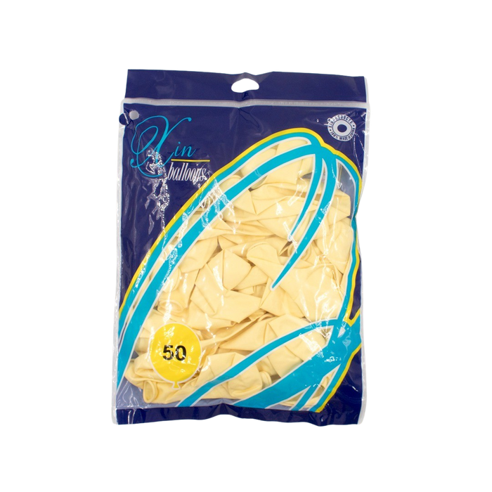 LEMON LATEX BALLOON 30CM - 50PCS
