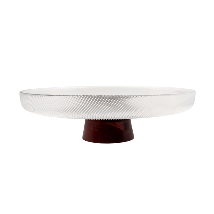 GLASS TRAY 30X9CM