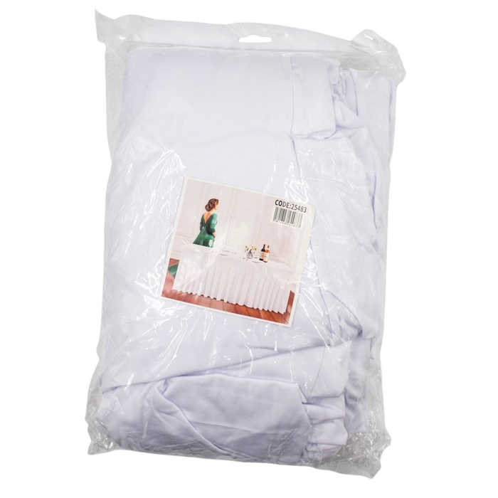 WHITE TABLE CLOTH 210M