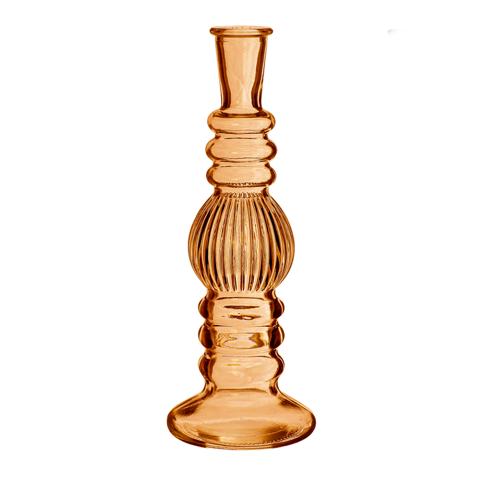 FLORENCE VASE CANDLE H23X8.5 AMBER