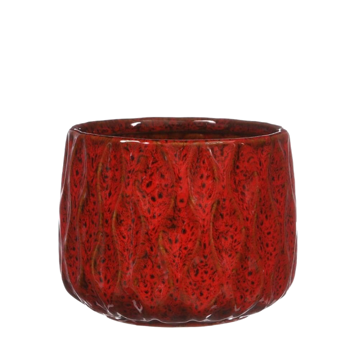 WAVE POT 11X9HCM RED