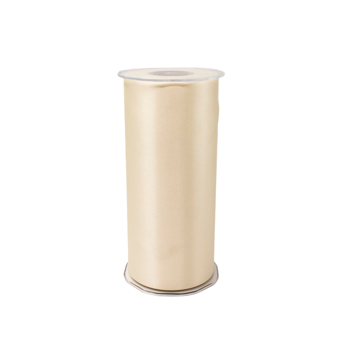 SATIN RIBBON IVORY 200MMX25M