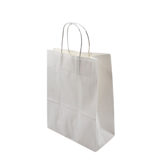 PAPER BAG 21X11X27CM WHITE