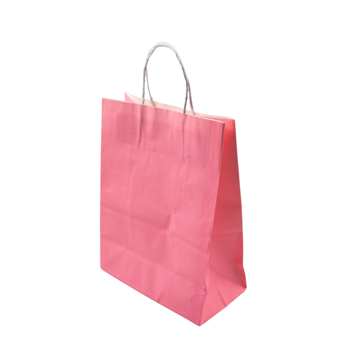 PAPER BAG 26X12X33CM PINK