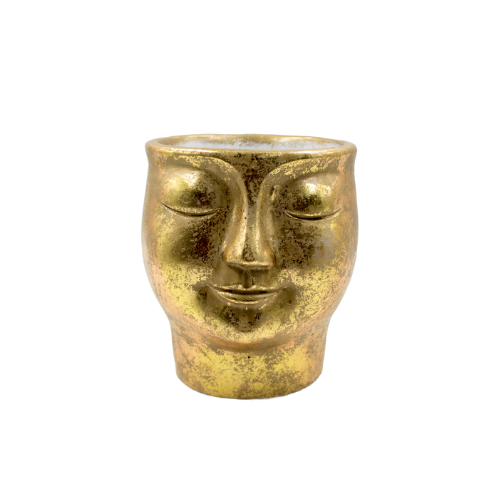 FLOWER POT FACE 15X15X17CM