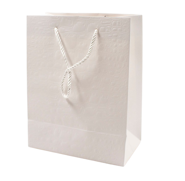PAPER BAG WHITE 32x26x10cm