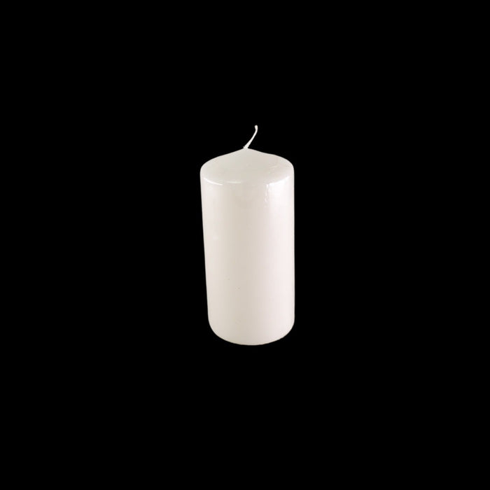CANDLE WHITE D6 X H15cm