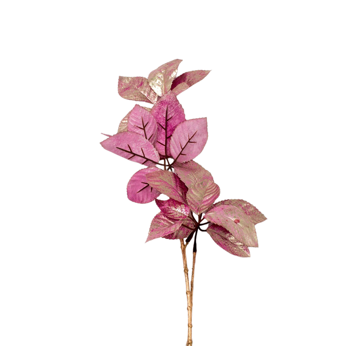 ROSE LEAF R/GOLD 80CM