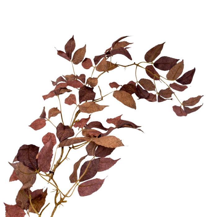 MOUNTAIN LEAF GARLAND D/BROWN 114CM