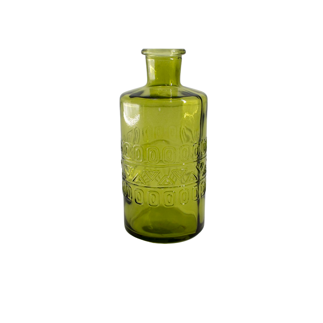 BOTTLE OLIVE 7.5HX14.5CM