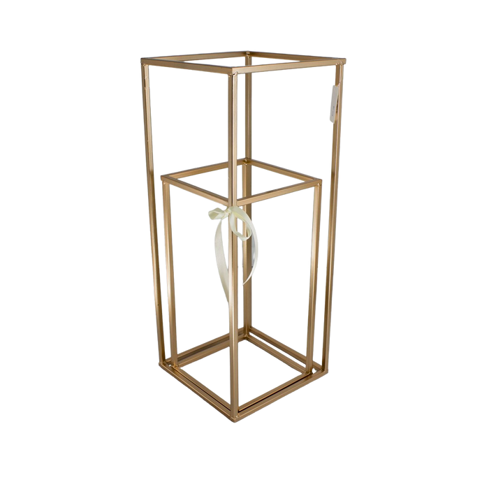WEDDING METAL H40/60CM ROSEGOLD