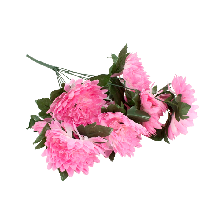 DAISY BUSH 9 HEADS PINK