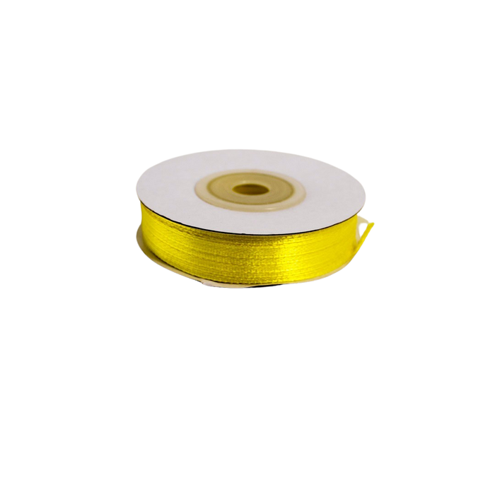 SATIN RIBBON YELLOW 3MMX50M