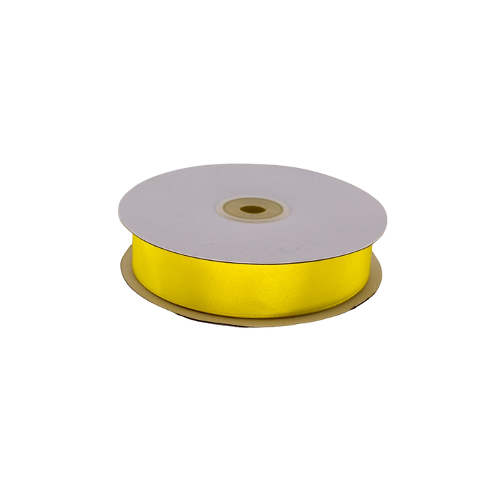 SATIN RIBBON YELLOW 25MMX50M