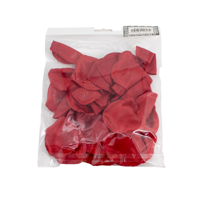 SATIN ROSE PETAL RED (36 pcs)