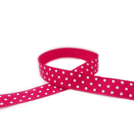 Ribbon grosgrain dot 15mm x 25m - Deventor