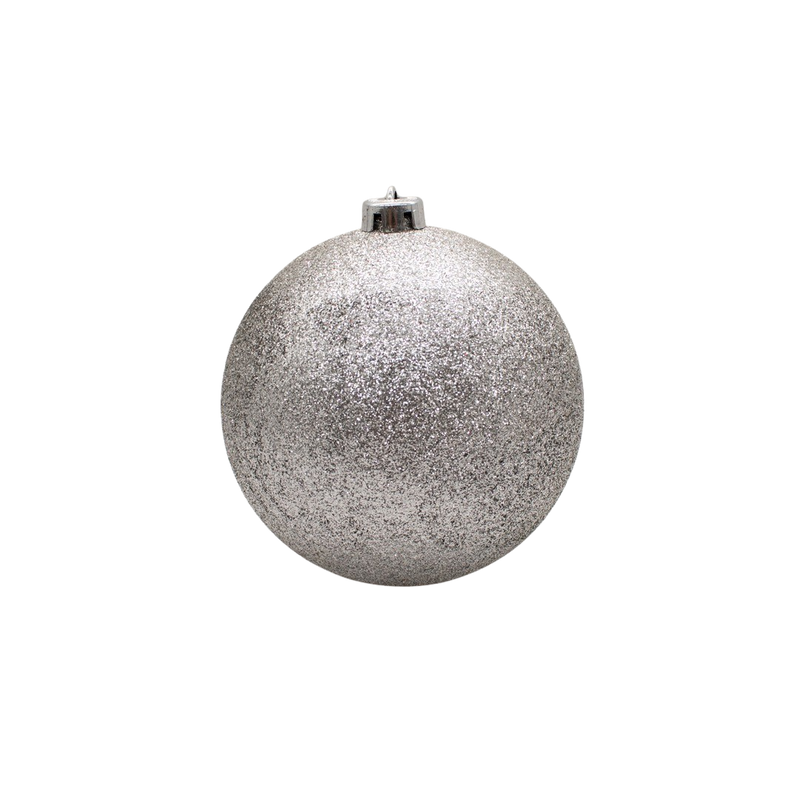 X-MAS BALL SILVER 15CM
