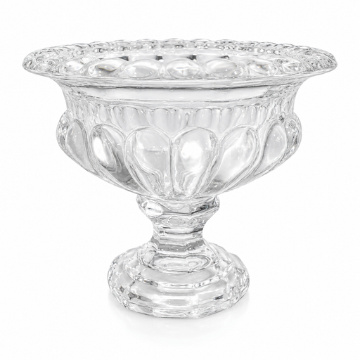 GLASS VASE CLEAR 19X16CM Deventor