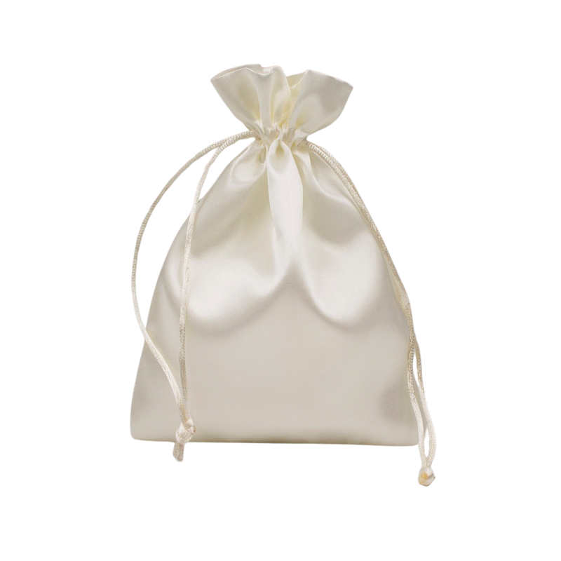 BAG FABRIC IVORY 13.5X17.5CM - 20PCS