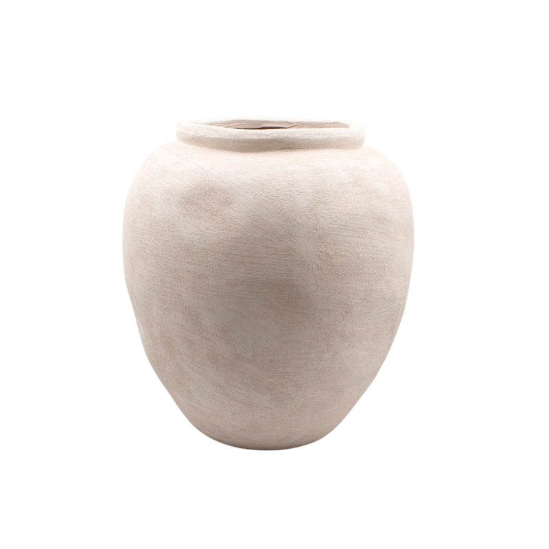 POTTERY VASE H31X28CM