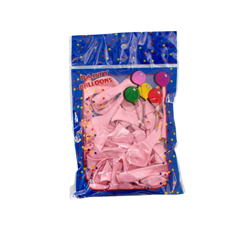LATEX BALLOON MAC/ROSE 50PCS - 12CM