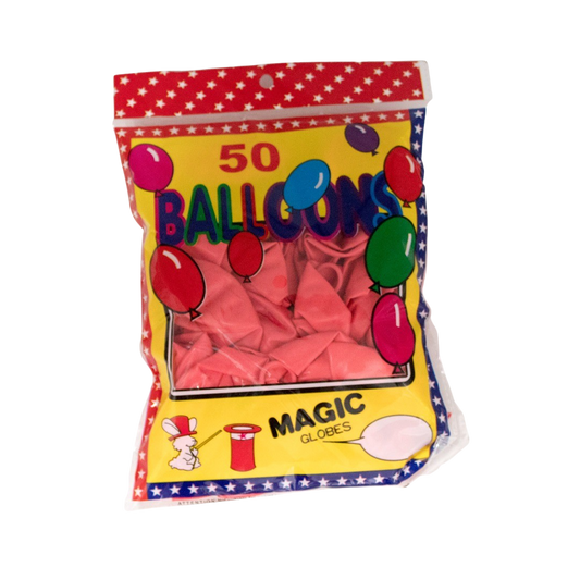 LATEX BALLOON MAC/RED 50PCS