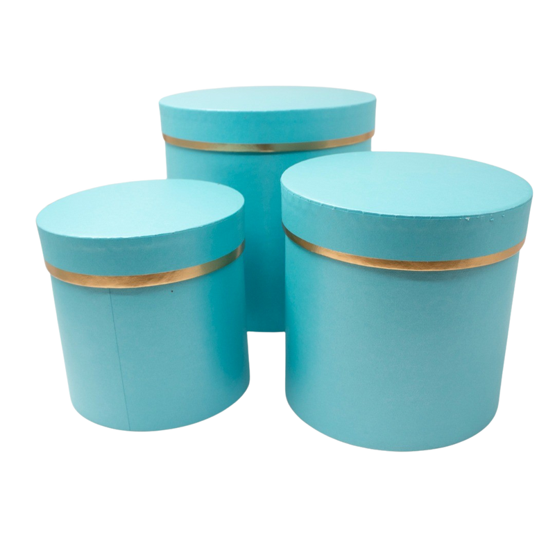BOX SET OF 3 SKY BLUE