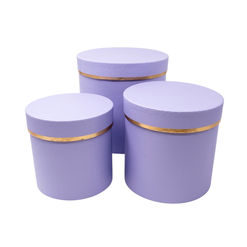 BOX SET OF 3 LILAC