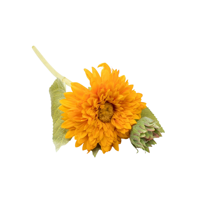 ARTIFICIAL CHRYSANTHEMO ORANGE 45CM