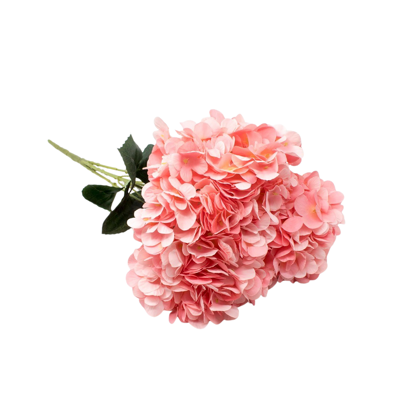 ARTIFICIAL ORTANSIA BUSH PINK 45CM