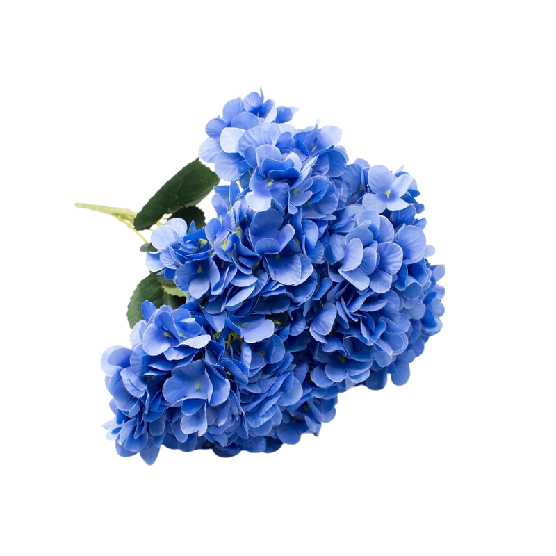 ARTIFICIAL ORTANSIA BUSH BLUE 45CM