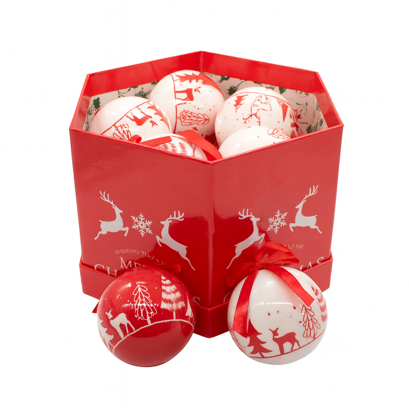 X-MAS BALL 7.5CM 14PCS