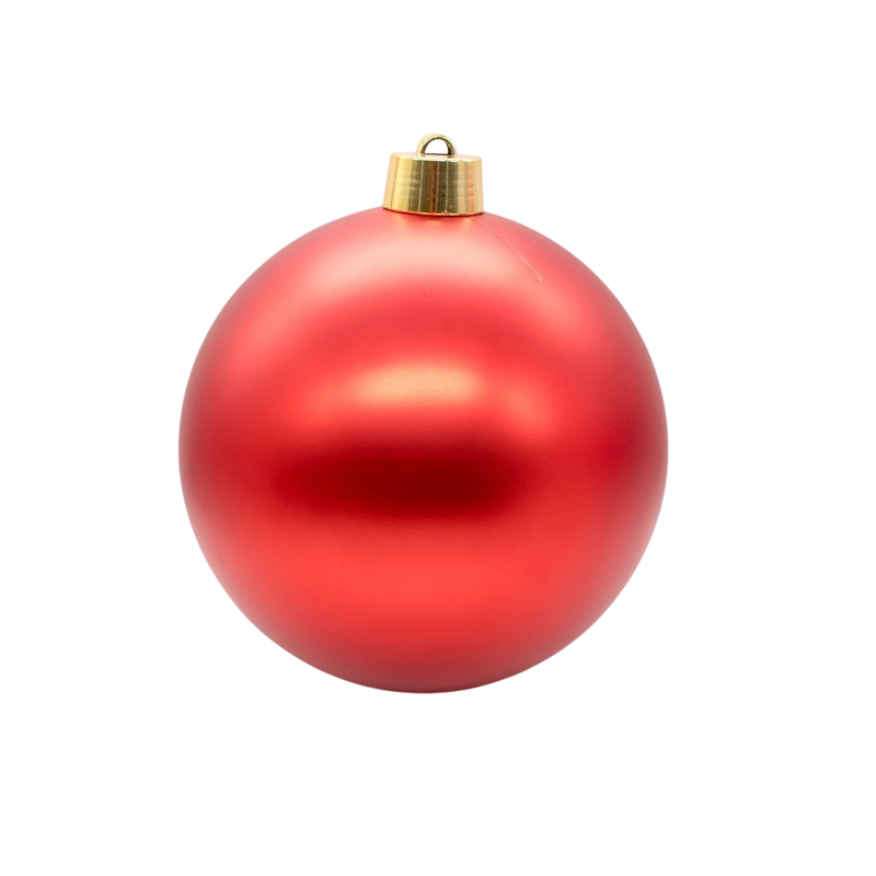 X-MAS BALL RED 25CM