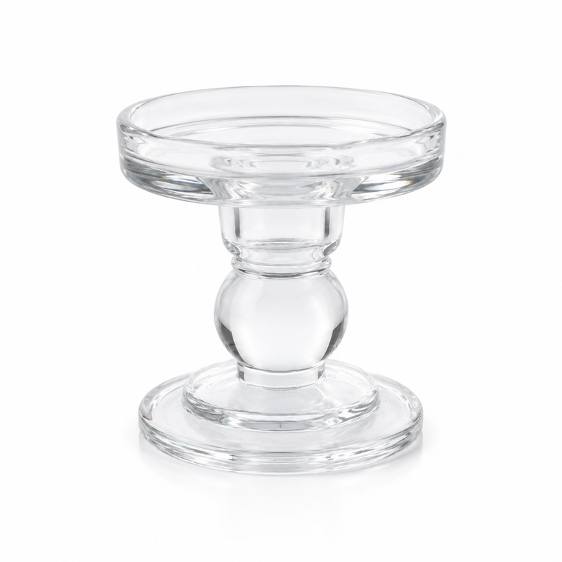 GLASS CANDLE HOLDER 8HX8.5D Deventor