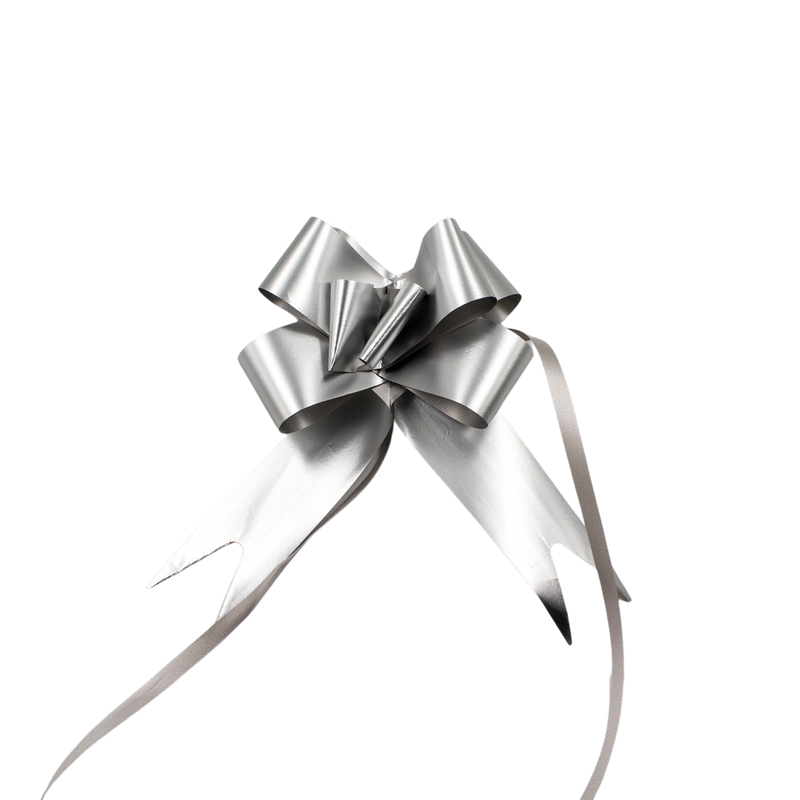 POLY BOW SILVER 10PCS