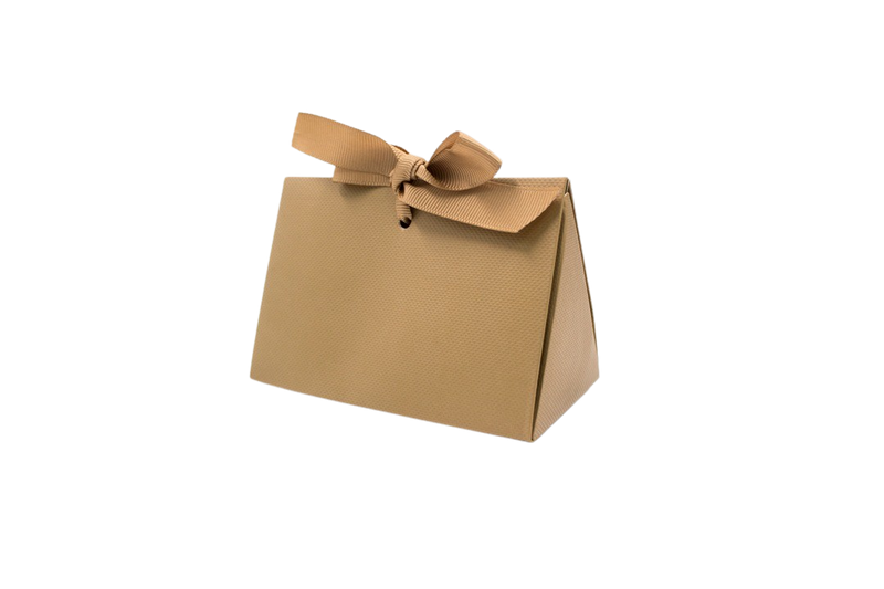 PAPER CANDY BOX 50PCS GOLD 12X6X7CM