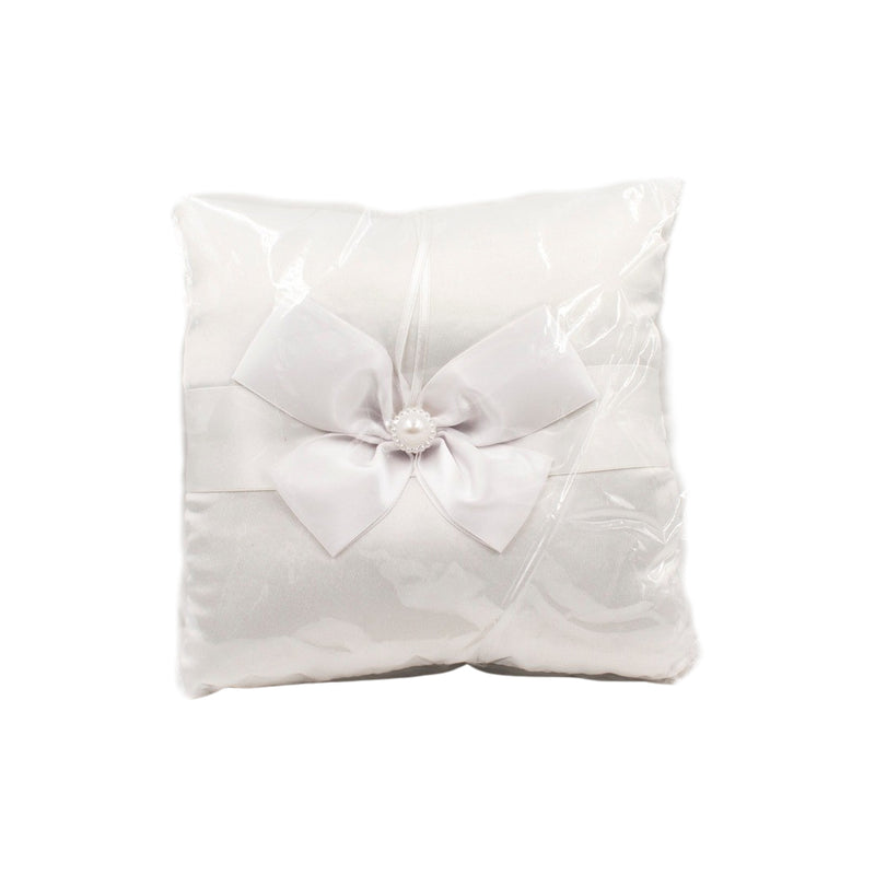 WHITE RING PILLOW