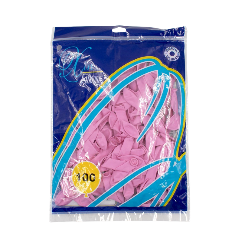 MAUVE LATEX BALLOON 12CM - 100PCS