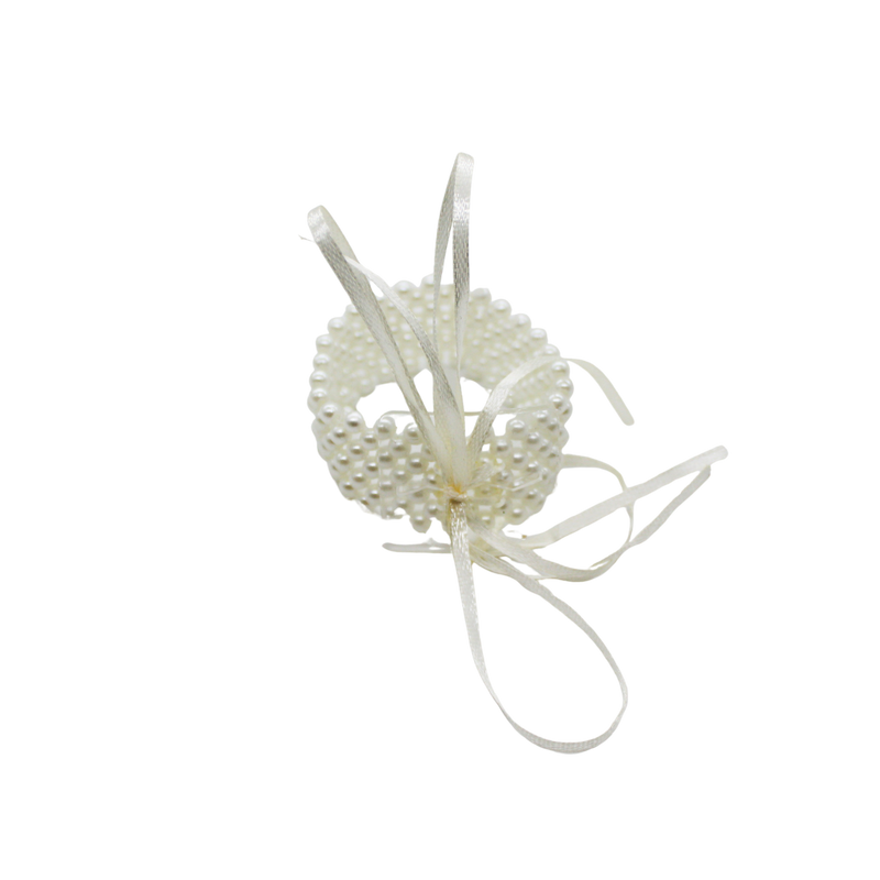 PLASTIC PEARL BRACELET IVORY Deventor