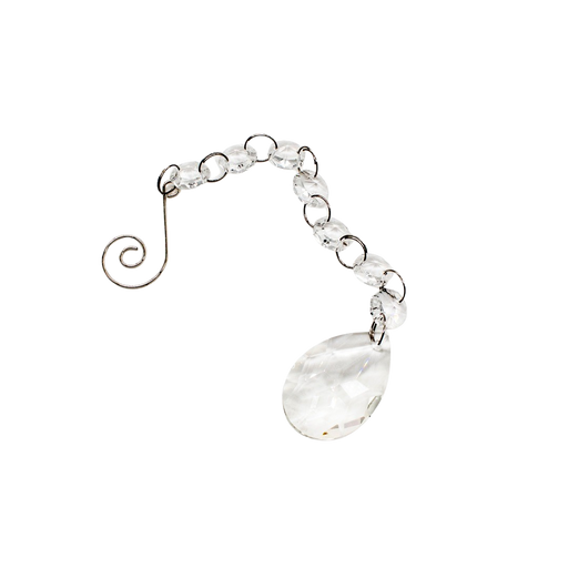 CRYSTAL GARLAND W/PENDANT 36CM Deventor