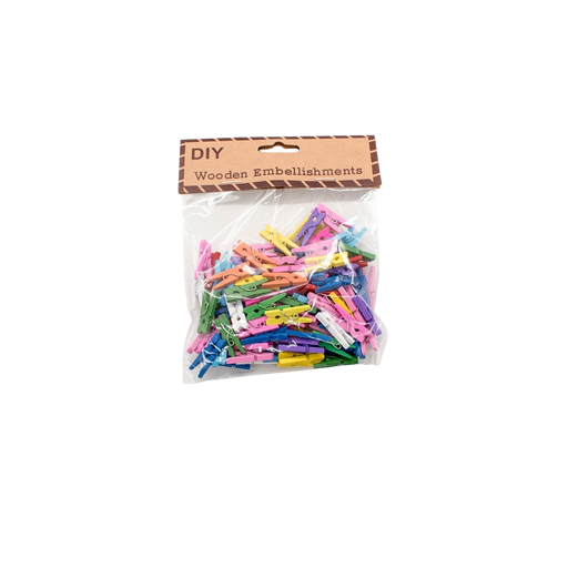 WOODEN CLIP 2.6CM,100PCS deventorycy