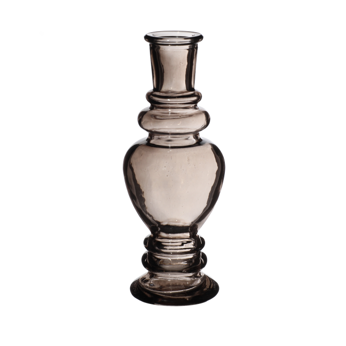 VENICE VASE CANDLE H15.5X5.7 GREY