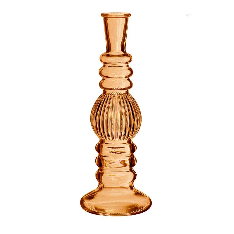 FLORENCE VASE CANDLE H23X8.5 AMBER