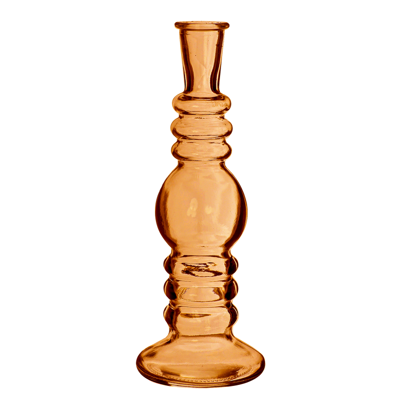 FLORENCE VASE CANDLE H23X8.5 AMBER