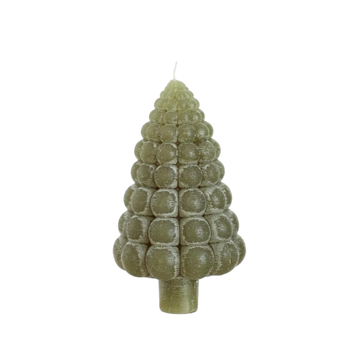 BUBBLE TREE CANDLE H12X7CM
