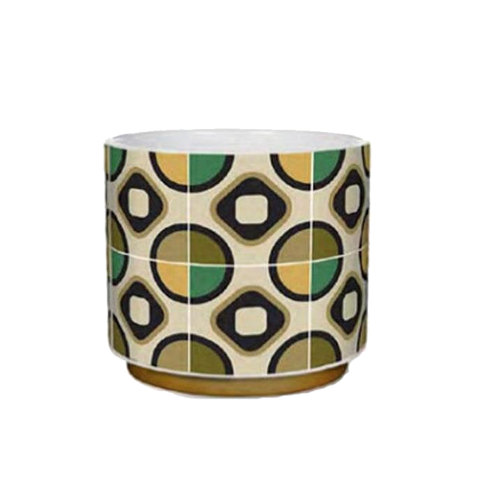 POT RETRO 11.5X11HCM GREEN