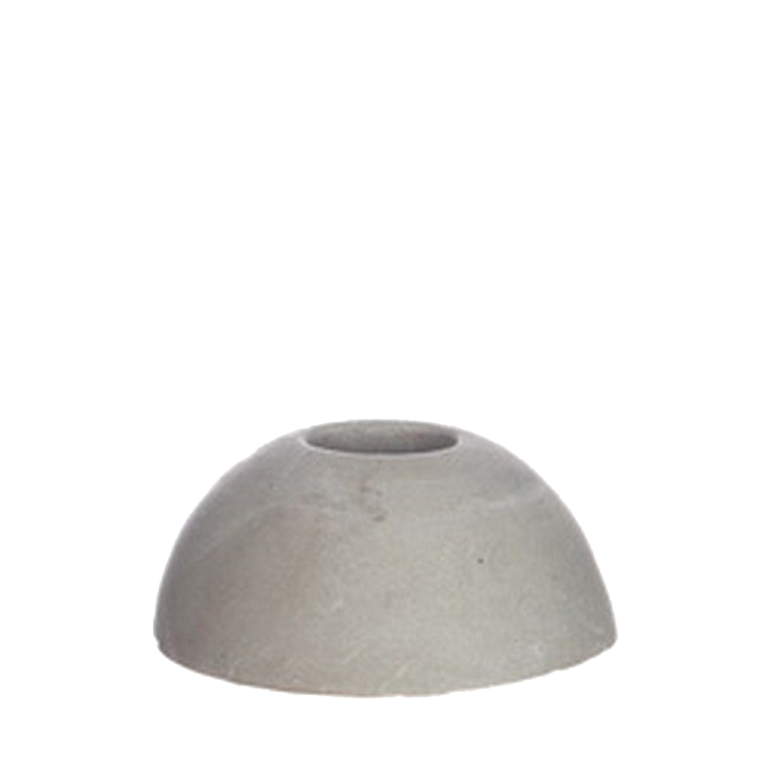 CANDLE HOLDER H3X7CM GREY